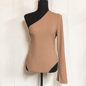 Shein Curve One Sleeved Bodysuit